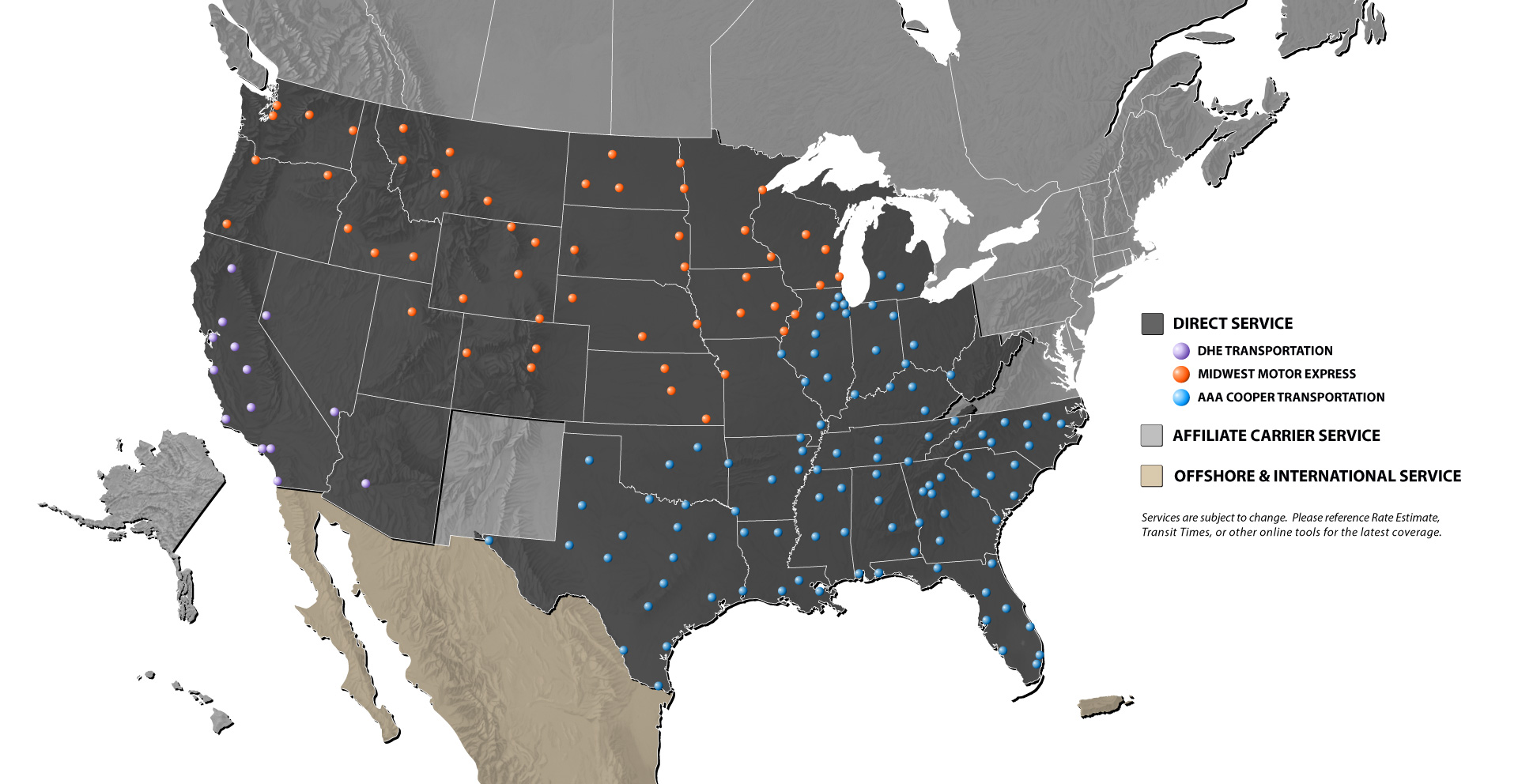 DHE Pricing Options Map